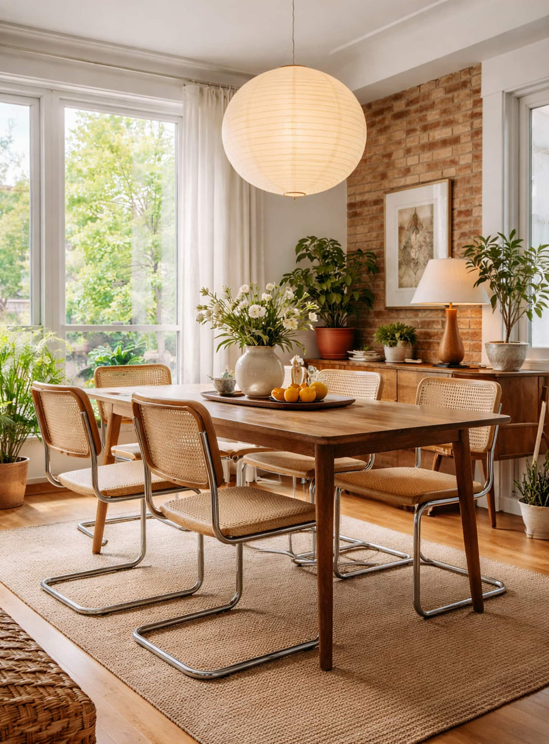 Chaise cannée S32, icône du design moderniste inspirée de Marcel Breuer.