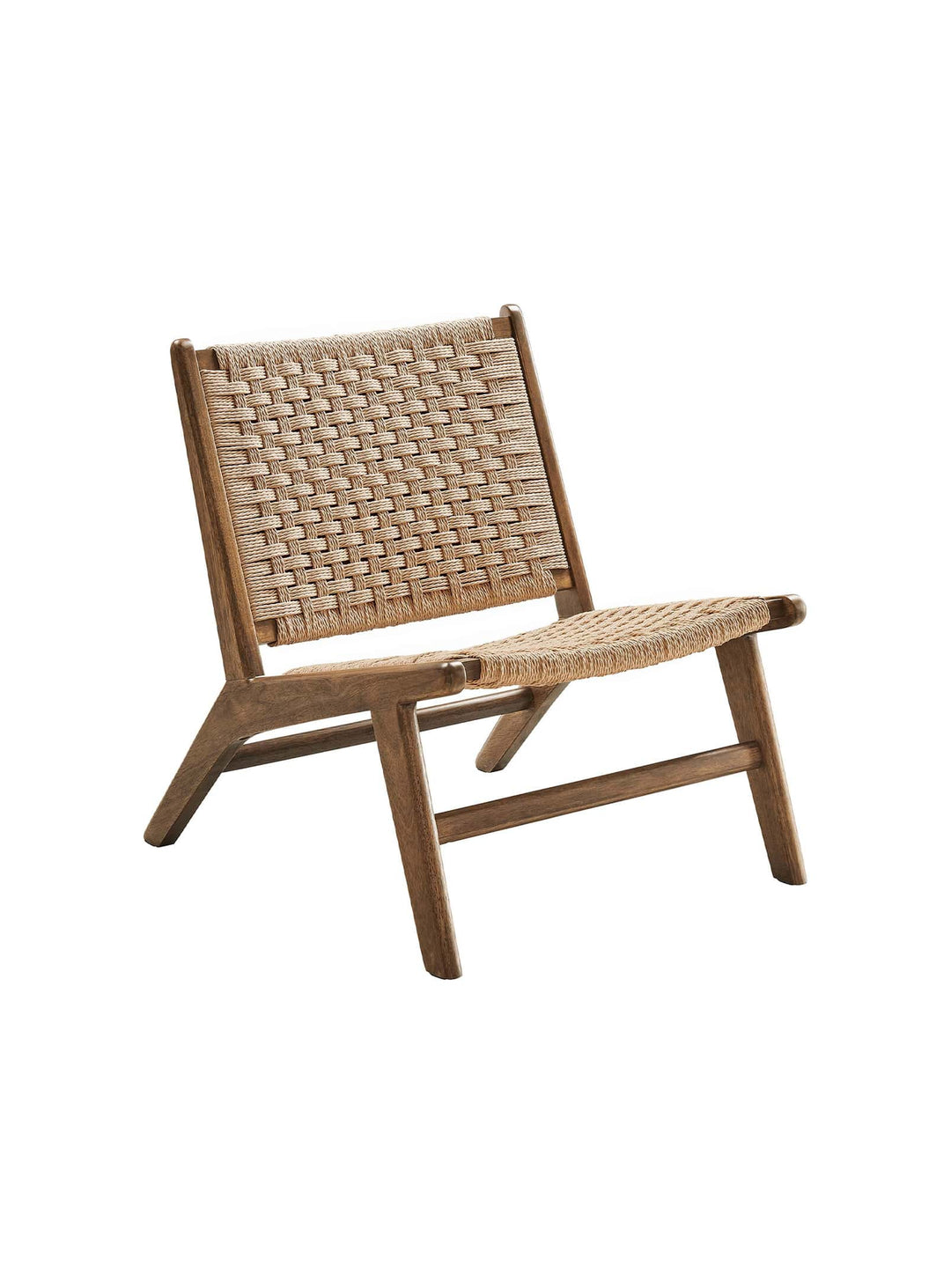 Optez pour le fauteuil Saoirse, une assise chic au style naturel raffiné. noyer et naturel