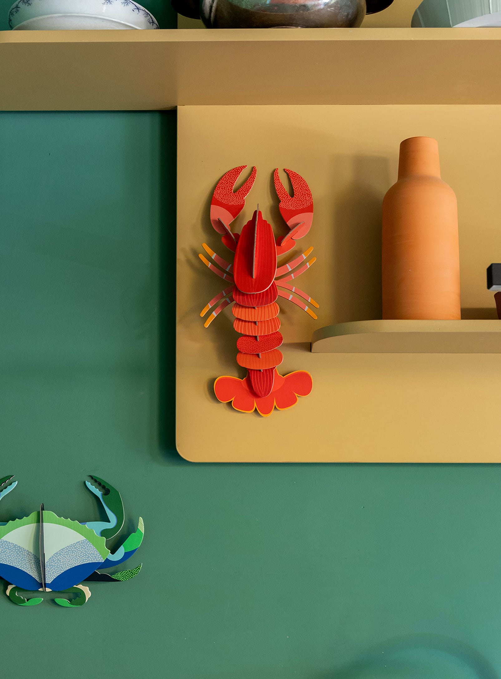 Homard 3D Studio Roof Wanddekoration – Moderner Wandschmuck