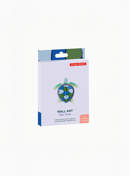 Décoration 3D Tortue de mer de Studio Roof, design marin et éthique.