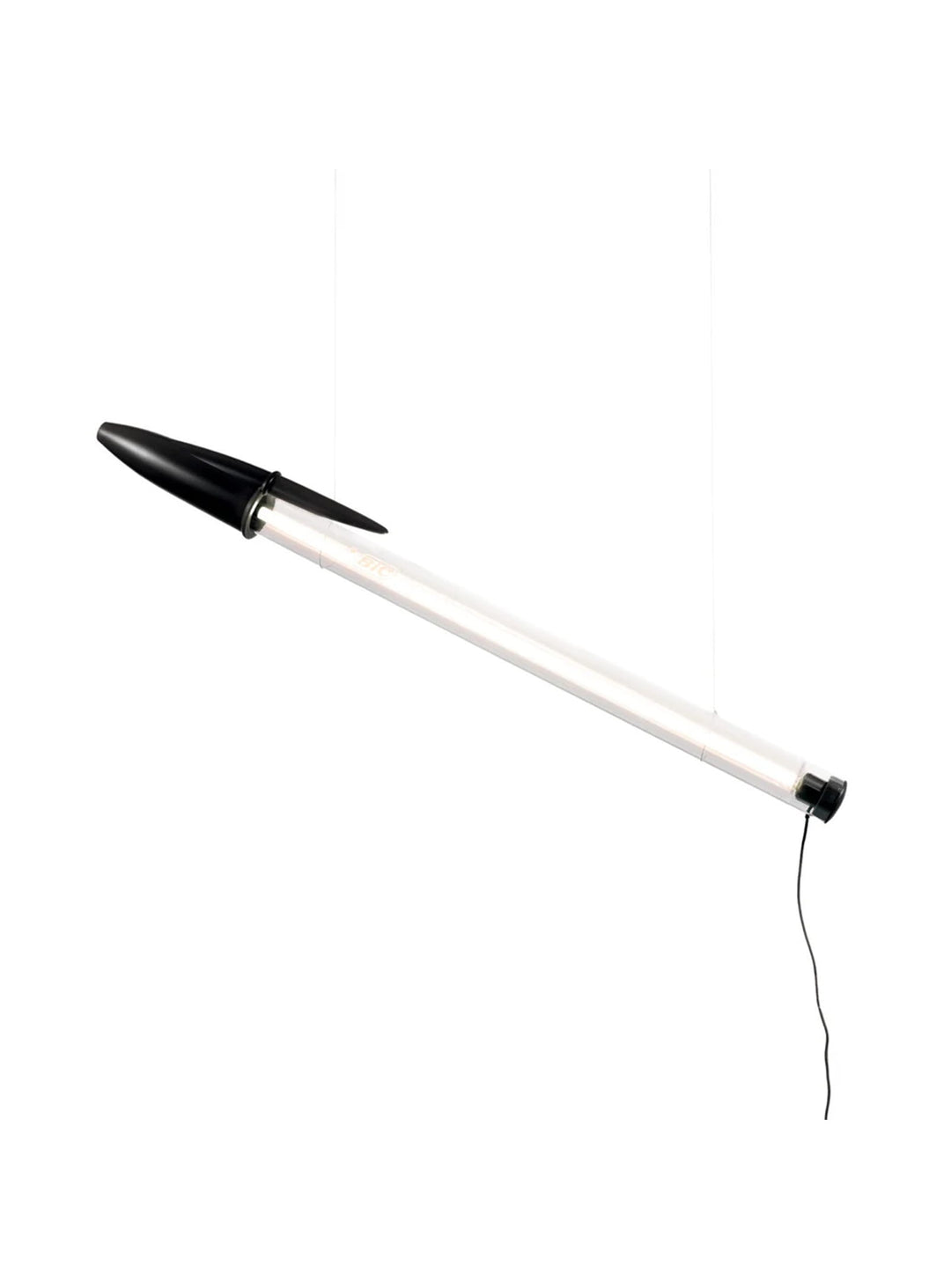 Lampe Seletti BIC : un design ludique qui revisite un objet du quotidien. noir