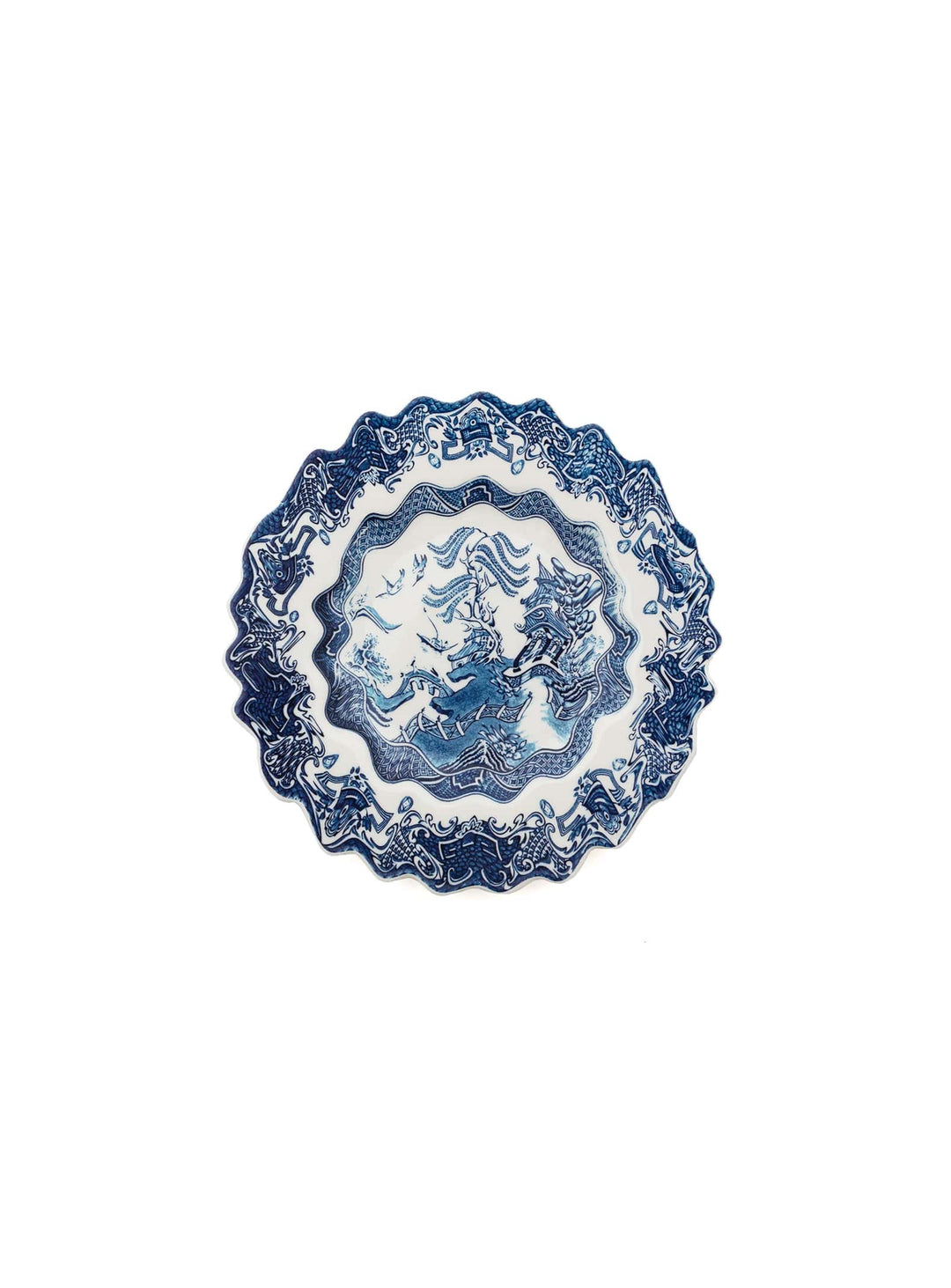 Assiette dessert Classics on Acid Seletti x Diesel Living : assiette déco moderne. willow wave