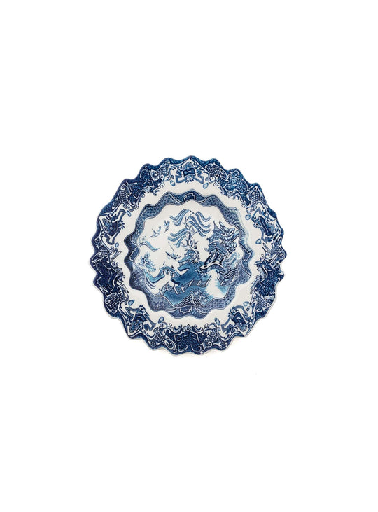 Assiette dessert Classics on Acid Seletti x Diesel Living : assiette déco moderne. willow wave
