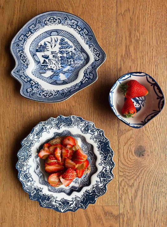 Assiette dessert Classics on Acid Seletti x Diesel Living : assiette design originale. willow wave