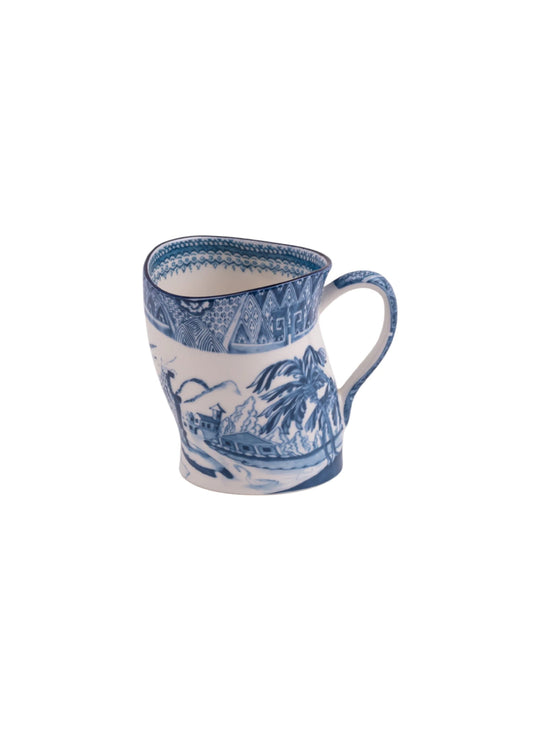 Tasse Classics on Acid Seletti x Diesel Living : tasse design, décor bleu blanc. ruins