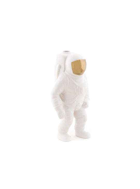 Vase Starman Seletti : un astronaute en porcelaine pour une décoration originale.