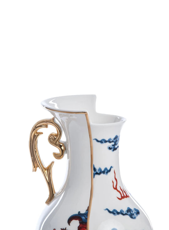 Vase Hybrid Adelma de Seletti, objet déco en Bone China élégant.