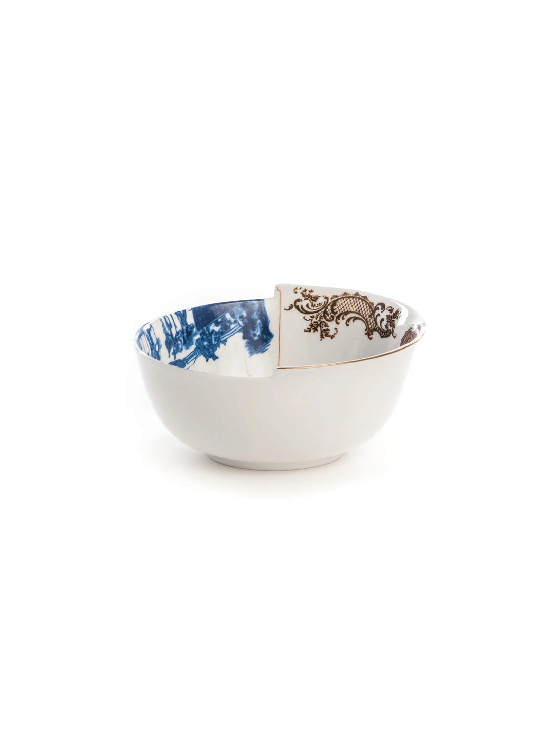 Bol Hybrid Seletti en porcelaine pour soupes, salades, desserts et petit-déjeuner. despina