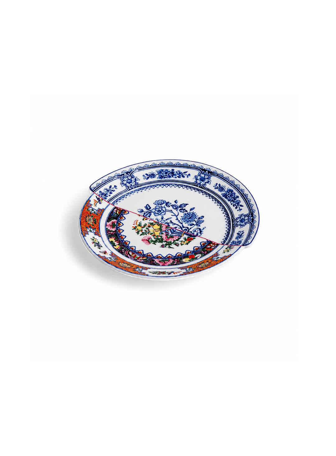 Assiette à pain Hybrid de Seletti, design Ctrl-Zak en porcelaine.