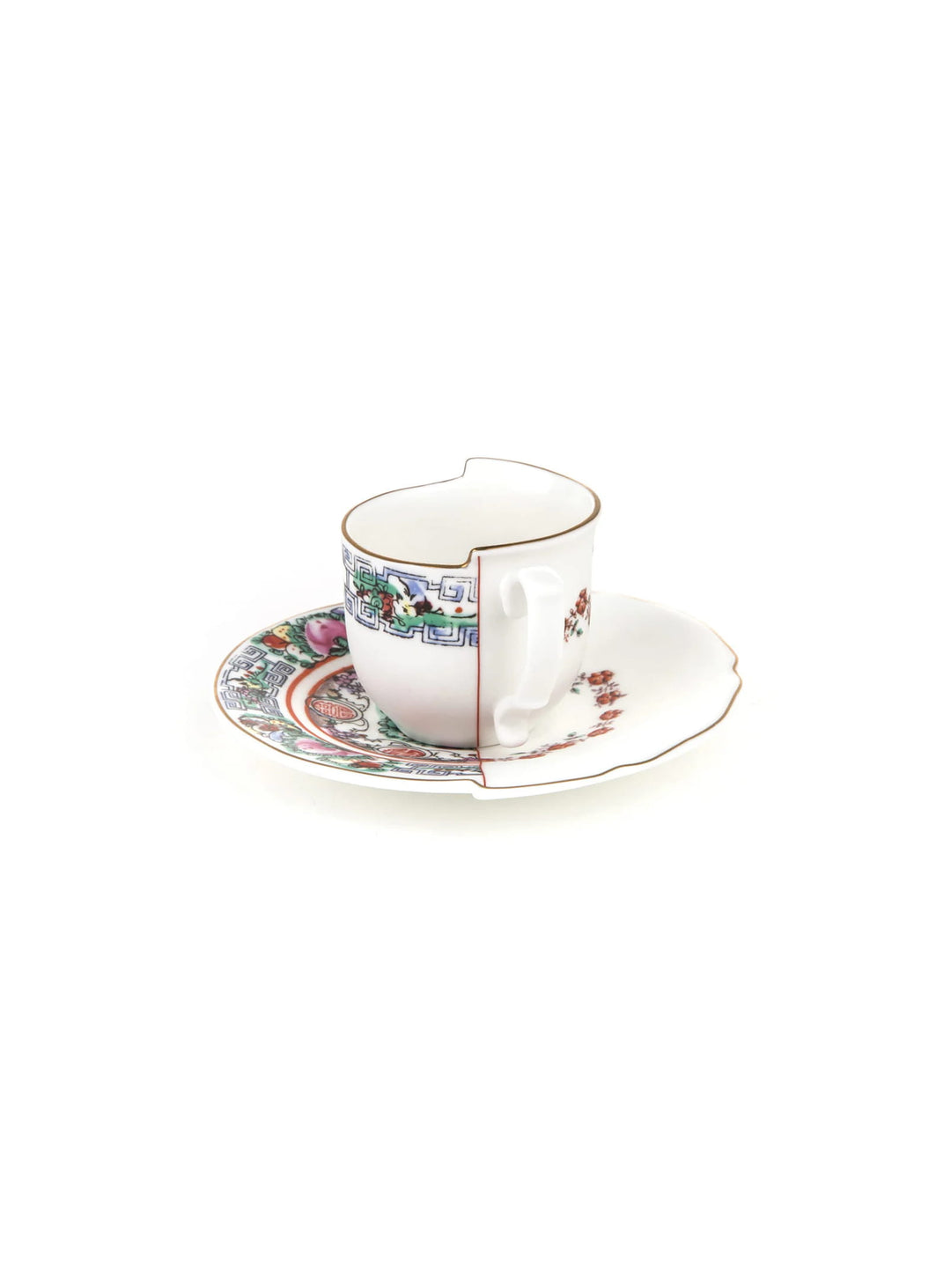 Tasse à café Hybrid de Seletti, motifs artistiques pour un café plein d'élégance. tamara