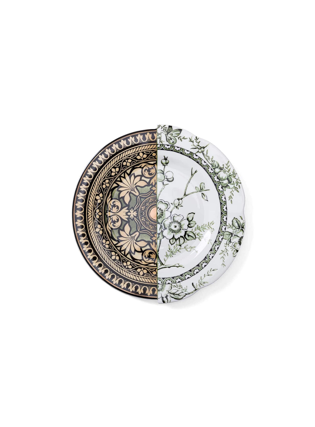 Assiette plate Hybrid Seletti : un art de la table inspiré des civilisations anciennes. milta
