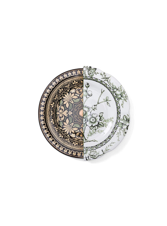 Assiette plate Hybrid Seletti : un art de la table inspiré des civilisations anciennes. milta