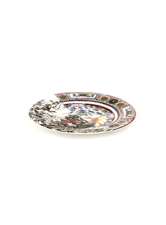 Assiette plate Hybrid Seletti : une création contemporaine au charme intemporel. eusapia