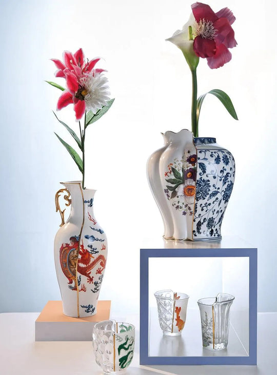 Vase Hybrid Melania de Seletti, création italienne au style artistique.