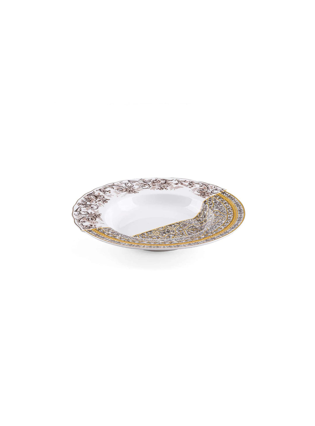 Assiette creuse Hybrid Seletti : des motifs raffinés pour une table pleine de caractère. agroha