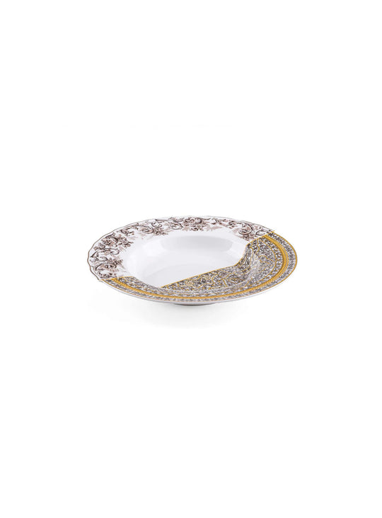 Assiette creuse Hybrid Seletti : des motifs raffinés pour une table pleine de caractère. agroha