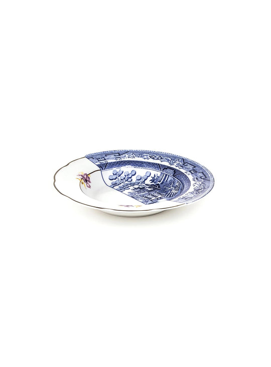 Assiette creuse Hybrid Seletti : une assiette élégante aux décors culturels uniques. fillide