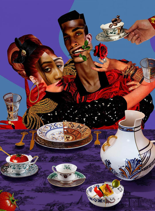 Assiette creuse Hybrid Seletti : une création originale pour une table sophistiquée. tula