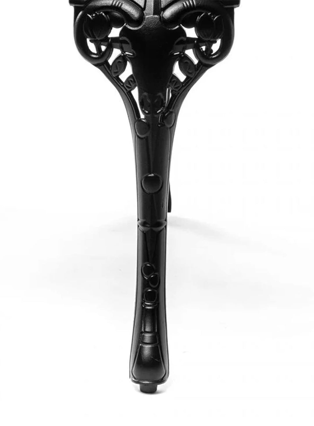 Chaise Industry avec accoudoirs Seletti : fauteuil design extérieur, aluminium et style sculptural. noir