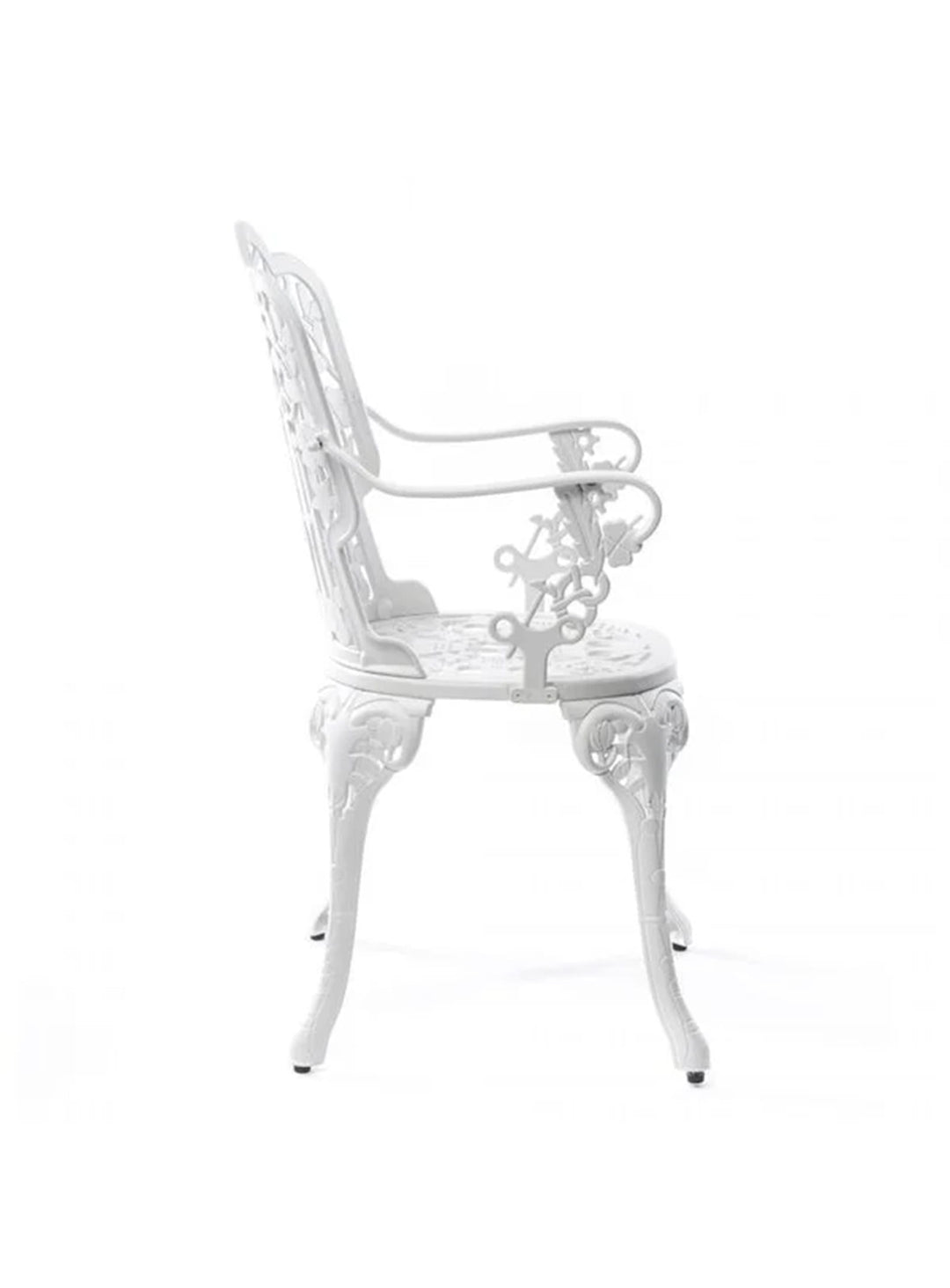 Chaise Industry avec accoudoirs Seletti : chaise design artistique, style contemporain. blanc