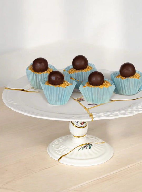 Kintsugi cake stand