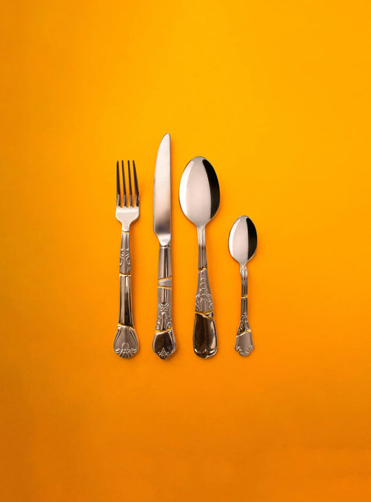 Couverts Kintsugi Seletti : une création design signée Marcantonio pour Seletti.