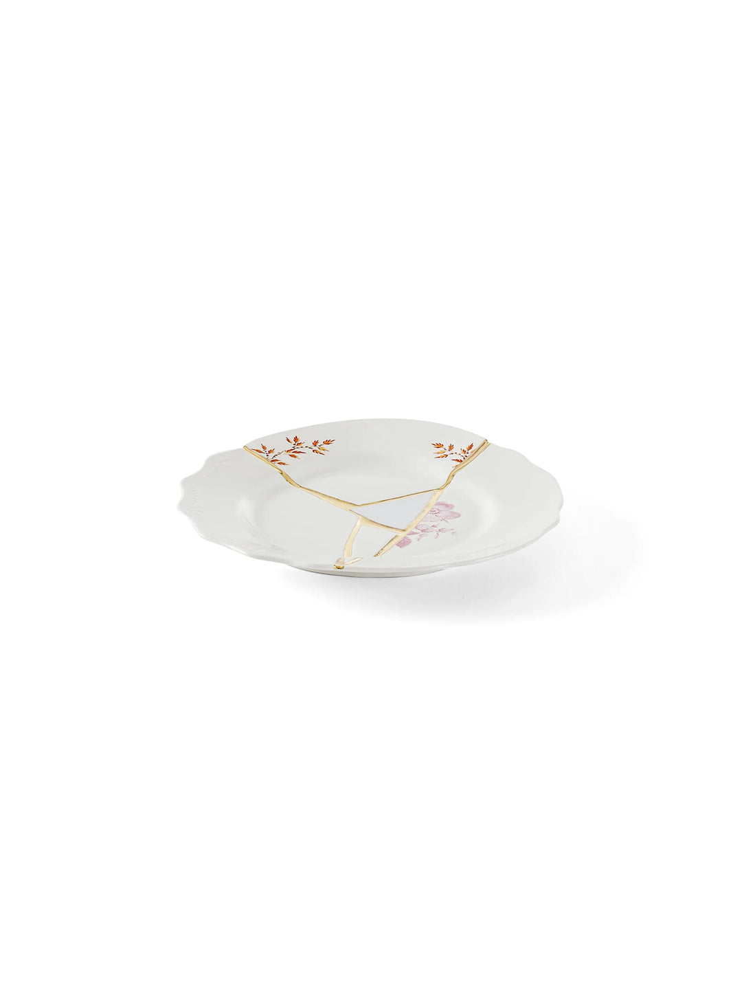 Assiette à dessert Kintsugi Seletti : une création raffinée signée Marcantonio pour Seletti. 01