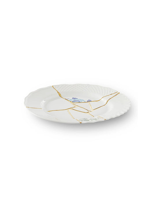 Assiette à dîner Kintsugi Seletti : une création signée Marcantonio au style incomparable. 03