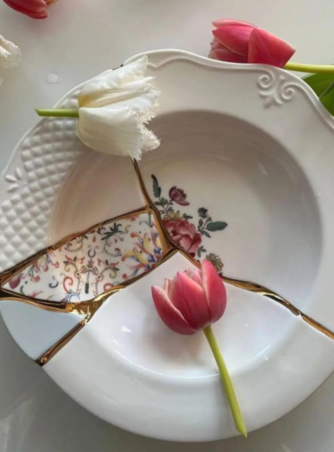 Assiette creuse Kintsugi Seletti : une création unique signée Marcantonio pour Seletti. 03