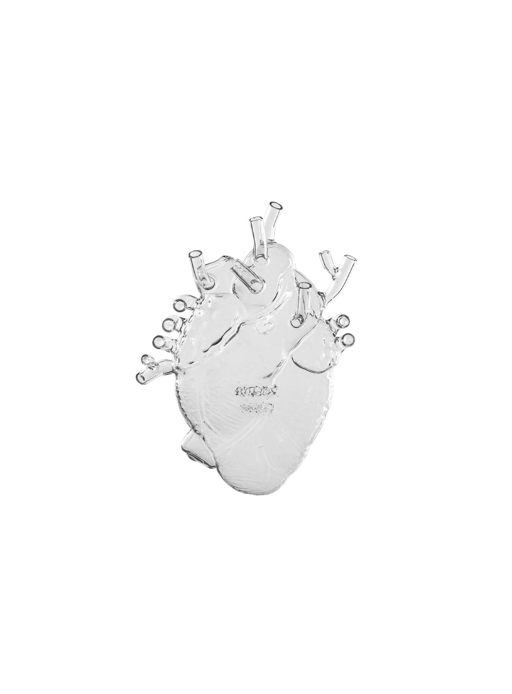 Vase Love in Bloom Seletti : une création originale inspirée de l'anatomie humaine. transparent