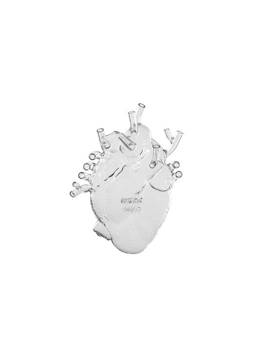 Vase Love in Bloom Seletti : une création originale inspirée de l'anatomie humaine. transparent