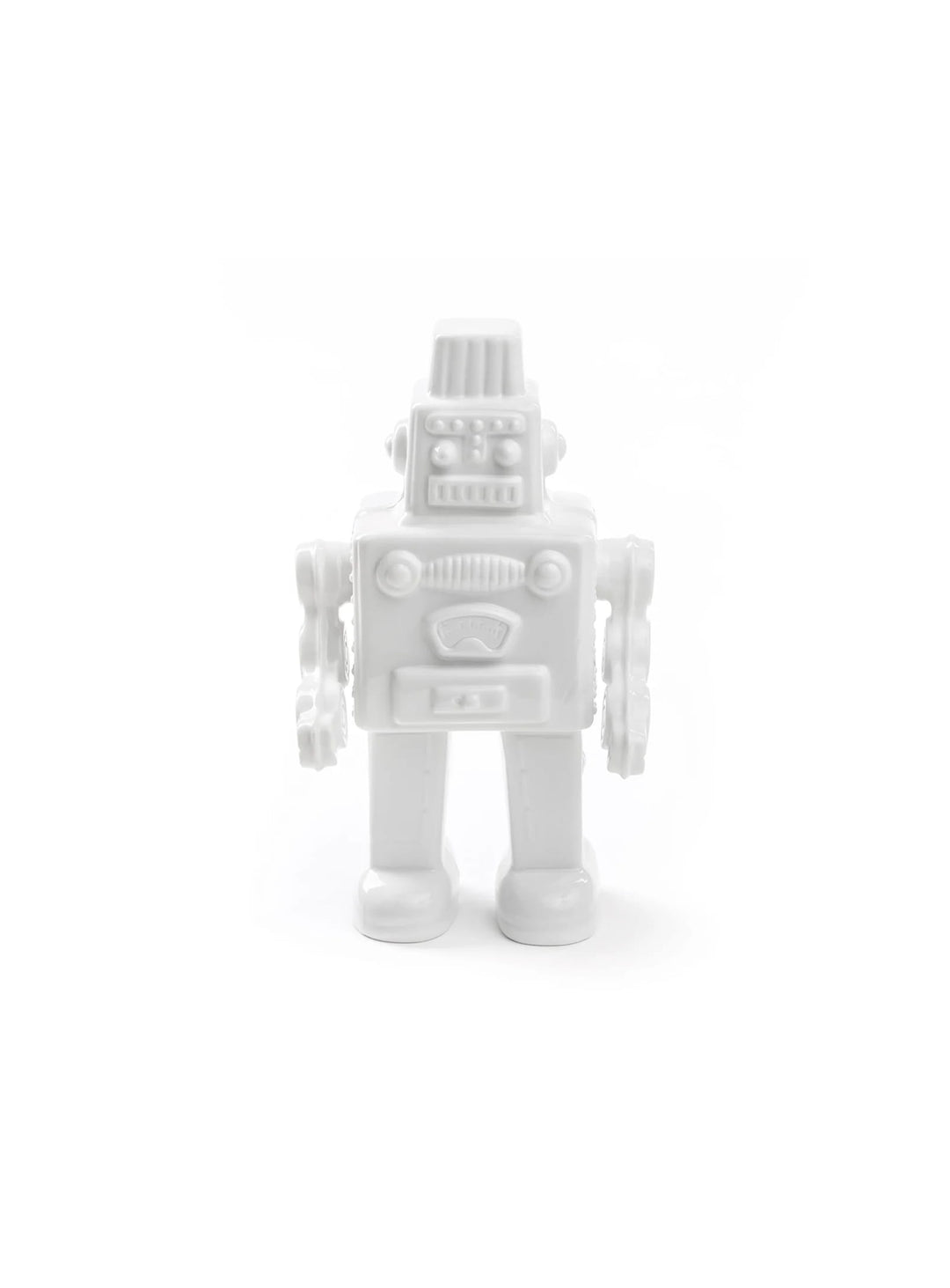 Statue My Robot Seletti : un objet décoratif qui réveille les souvenirs d'enfance. blanc
