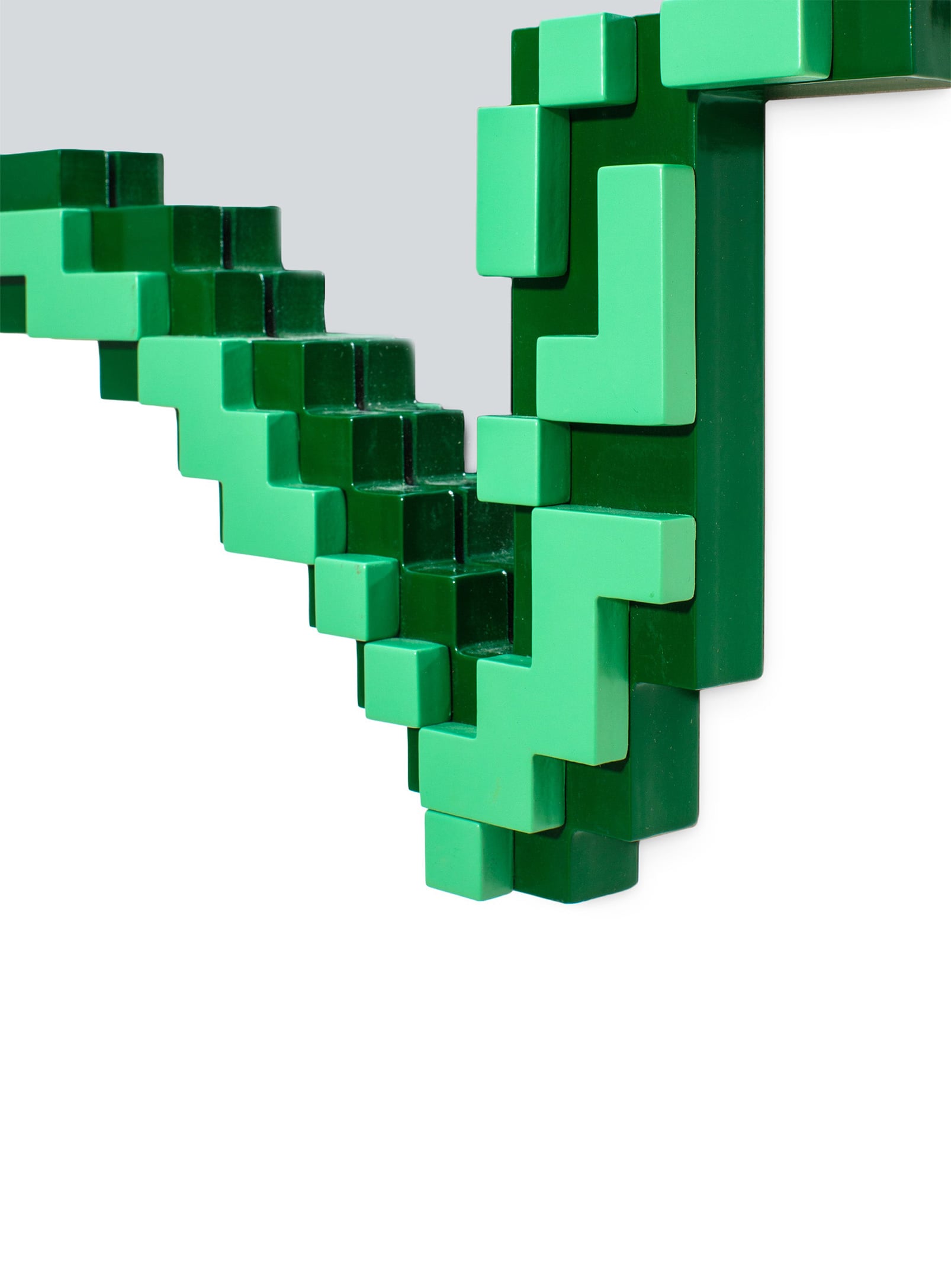 Pixel: Green retro mirror - Seletti – Nüspace