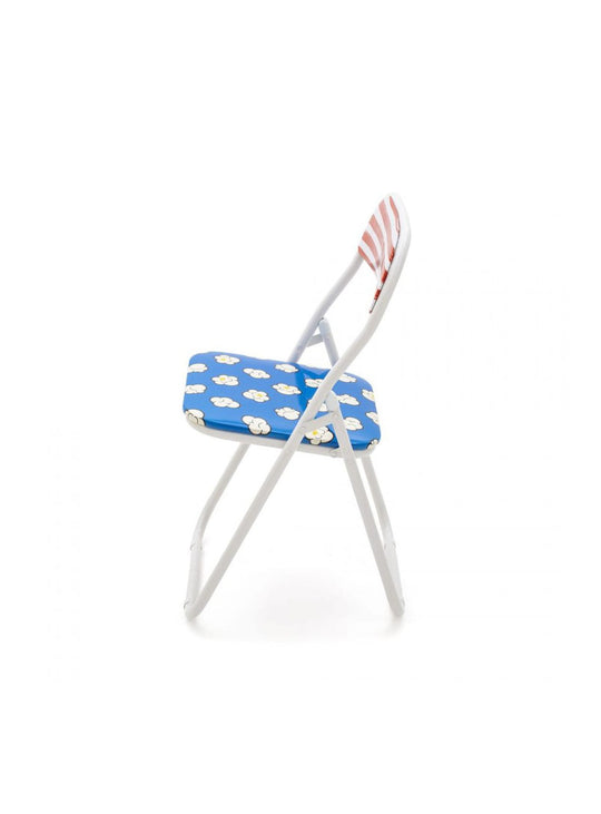 Chaise pliante Blow Pop Corn de Seletti style pop et contemporain.