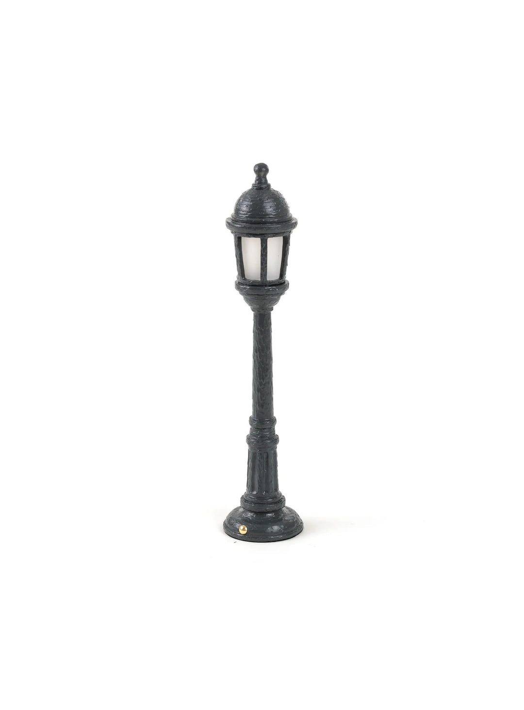 Lampe de table Street Lamp Seletti : une création originale avec éclairage LED doux. noir