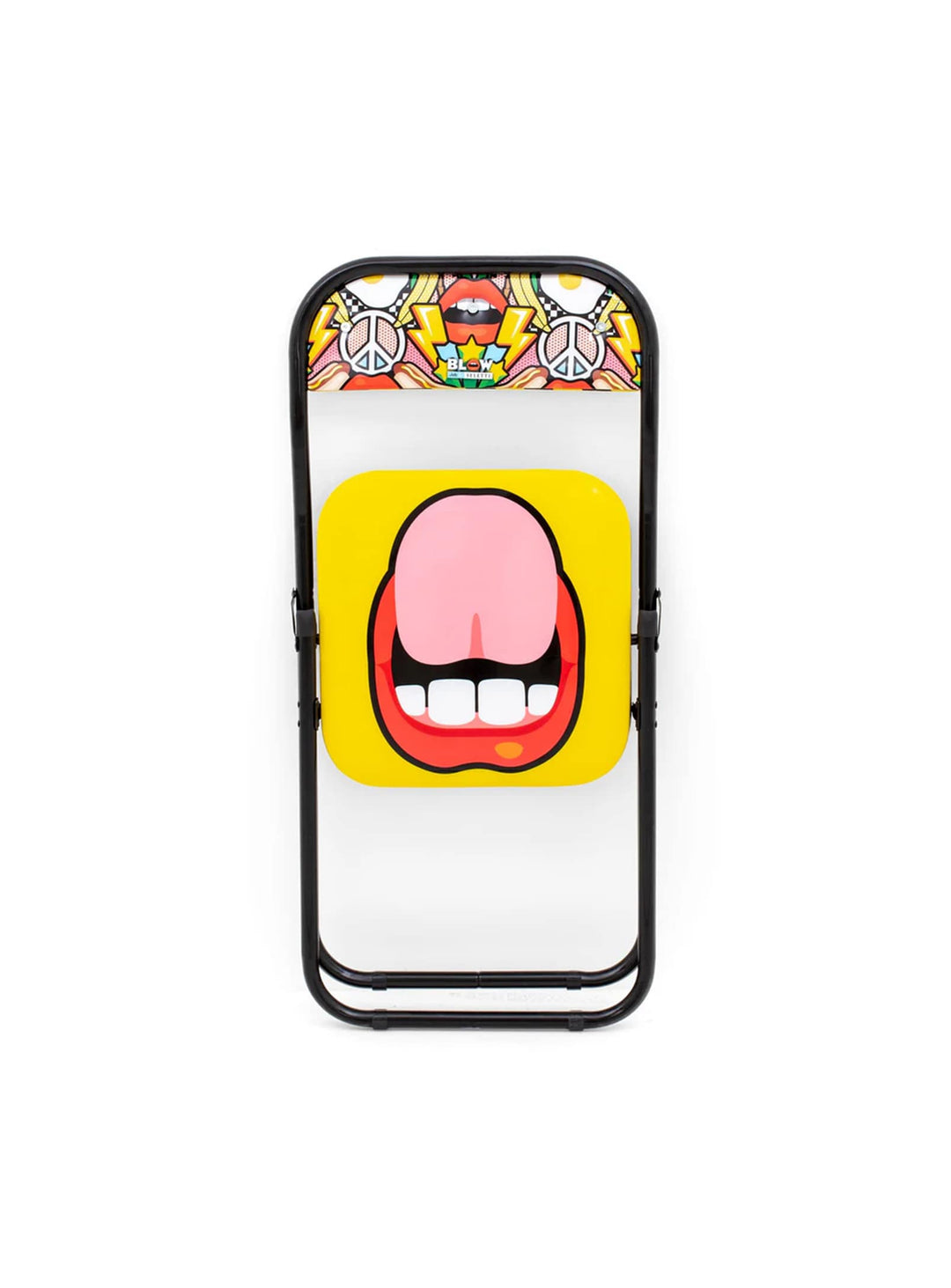 Chaise pliante Blow Tongue de Seletti mobilier pliant décalé.