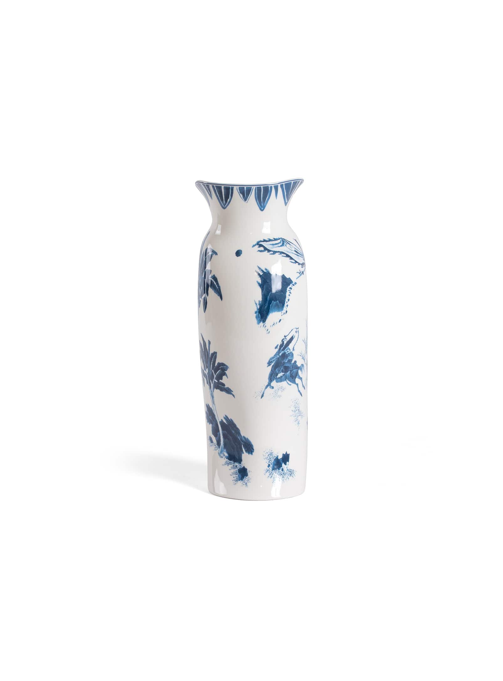 King Wen: Blue and white vase - Seletti – Nüspace