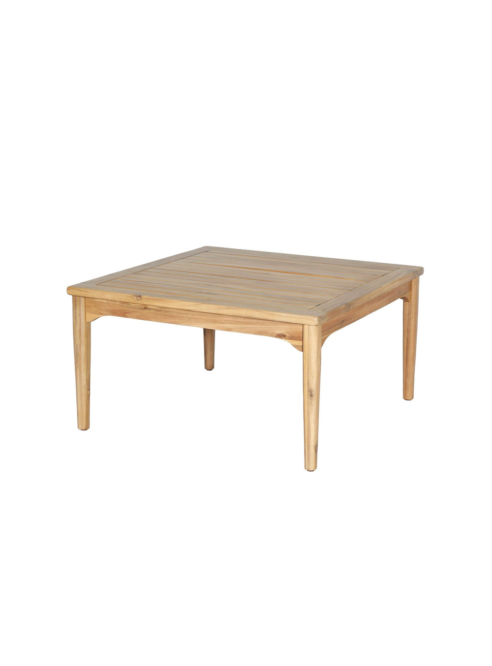 Table à café Sonoma en bois d’acacia massif, élégante et idéale pour l’extérieur.
