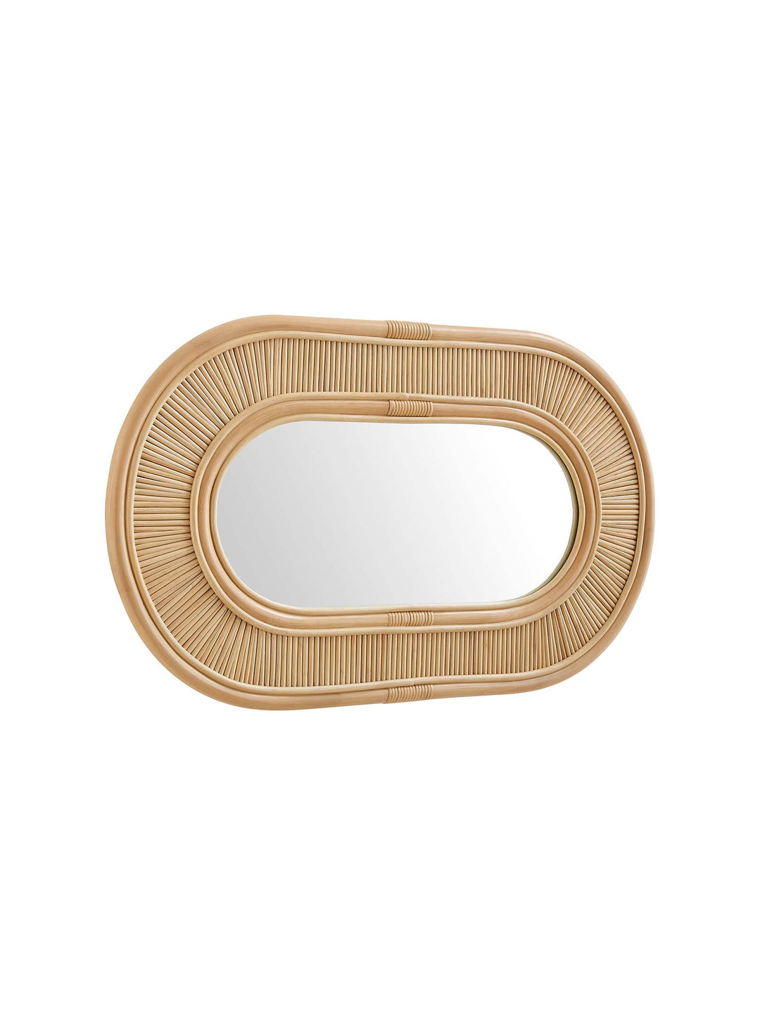 Miroir ovale Sovana : authenticité, légèreté et design naturel.