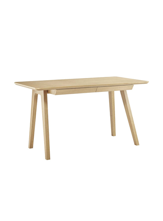 Bureau Stark en bois : design épuré, tiroirs discrets, charme naturel.