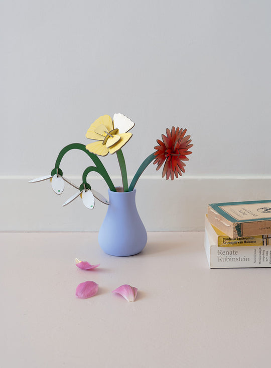 Fleur en papier Bouquet Durable Studio Roof, une idée cadeau durable pour les amoureux de fleurs et de design. Clochettes de printemps