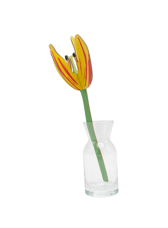 Fleur décorative Bouquet Durable Studio Roof, une alternative durable et colorée aux fleurs coupées. tulipe coucher du soleil
