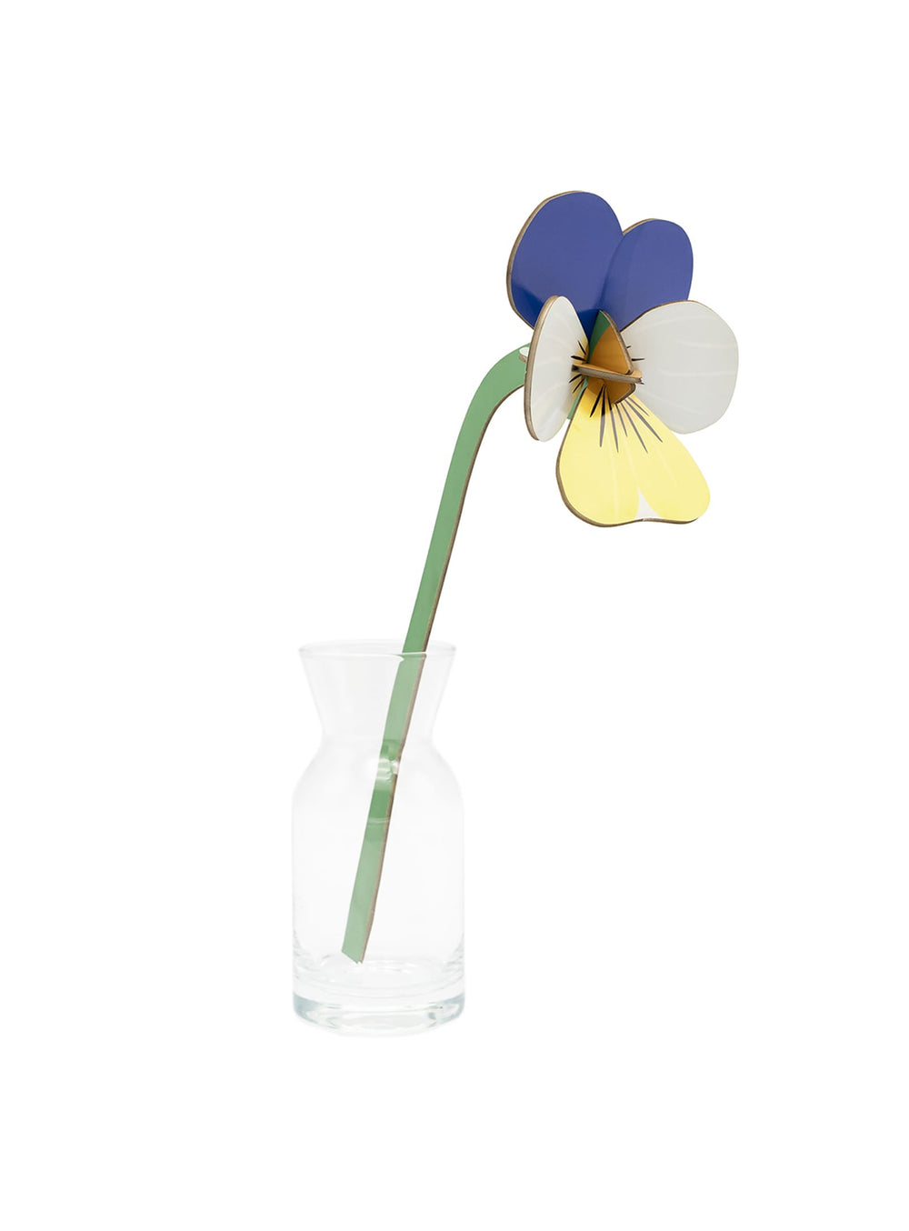 Fleur en papier Bouquet Durable Studio Roof, une création 3D poétique, écologique et sans entretien. violette sauvage