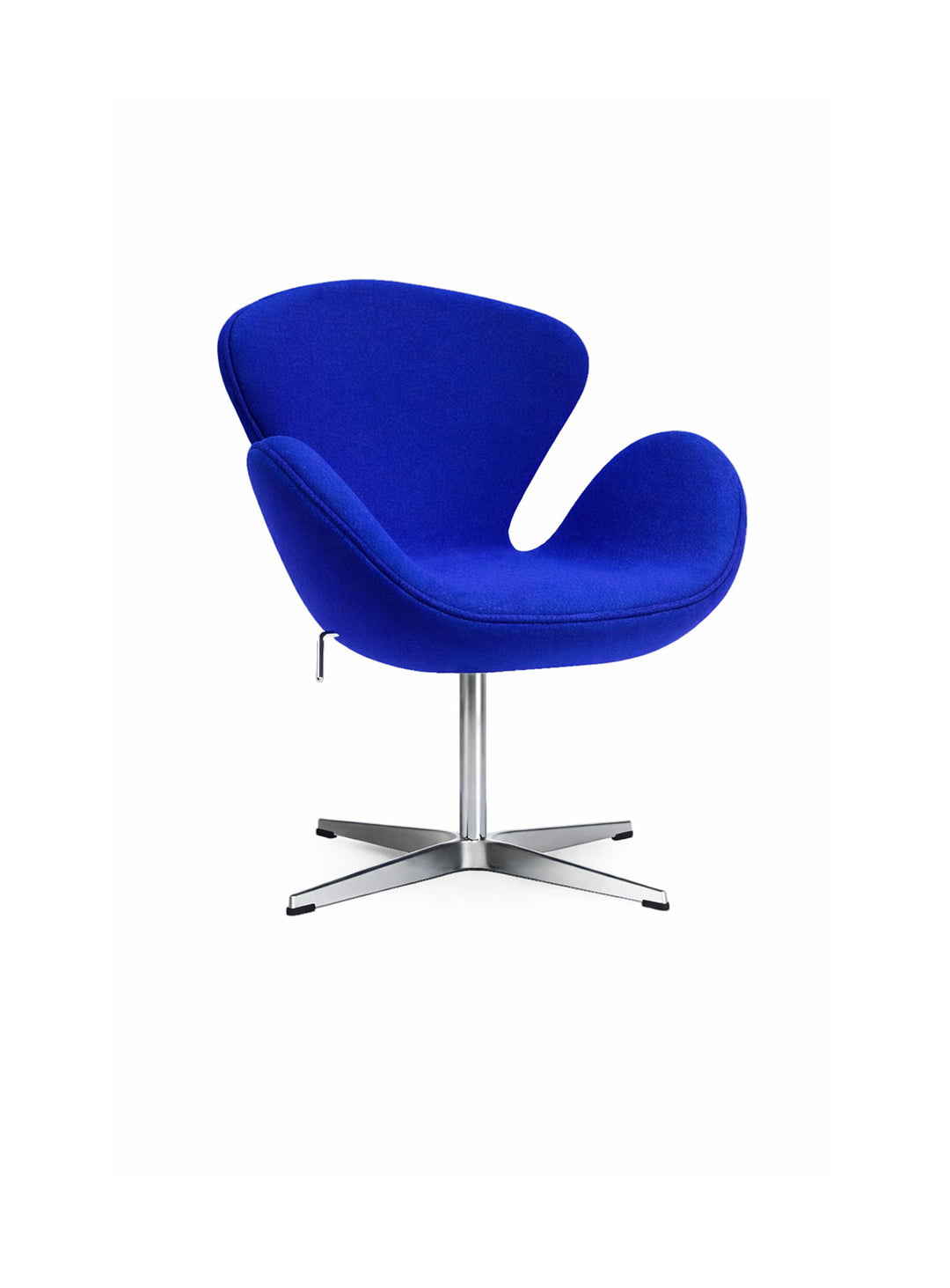 Fauteuil Swan, design ergonomique et formes réconfortantes pour vos moments détente. bleu