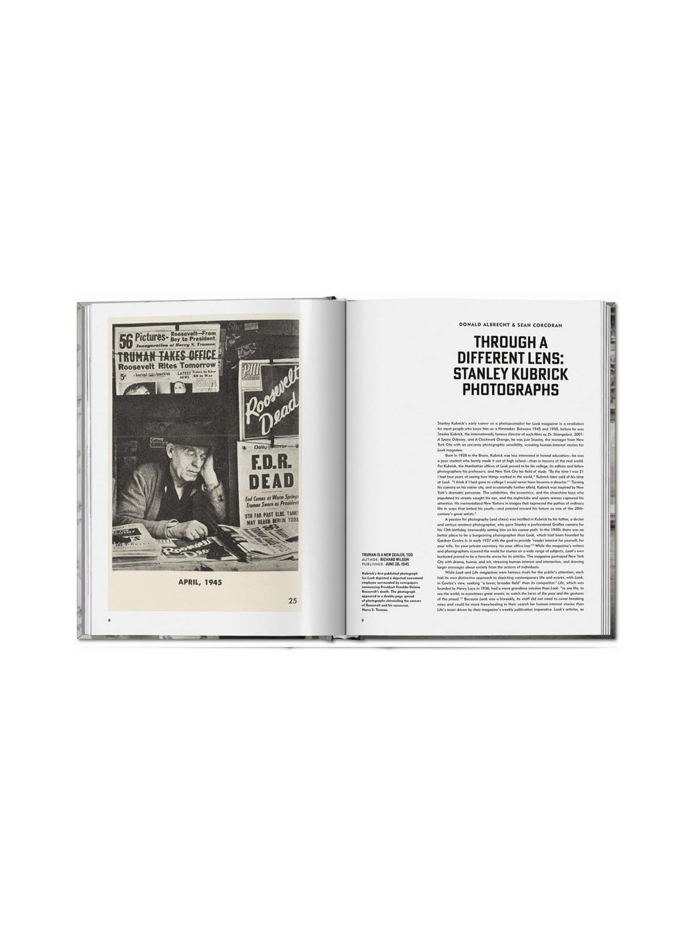 Through a Different Lens de Taschen : 300 photos inédites du jeune Stanley Kubrick.