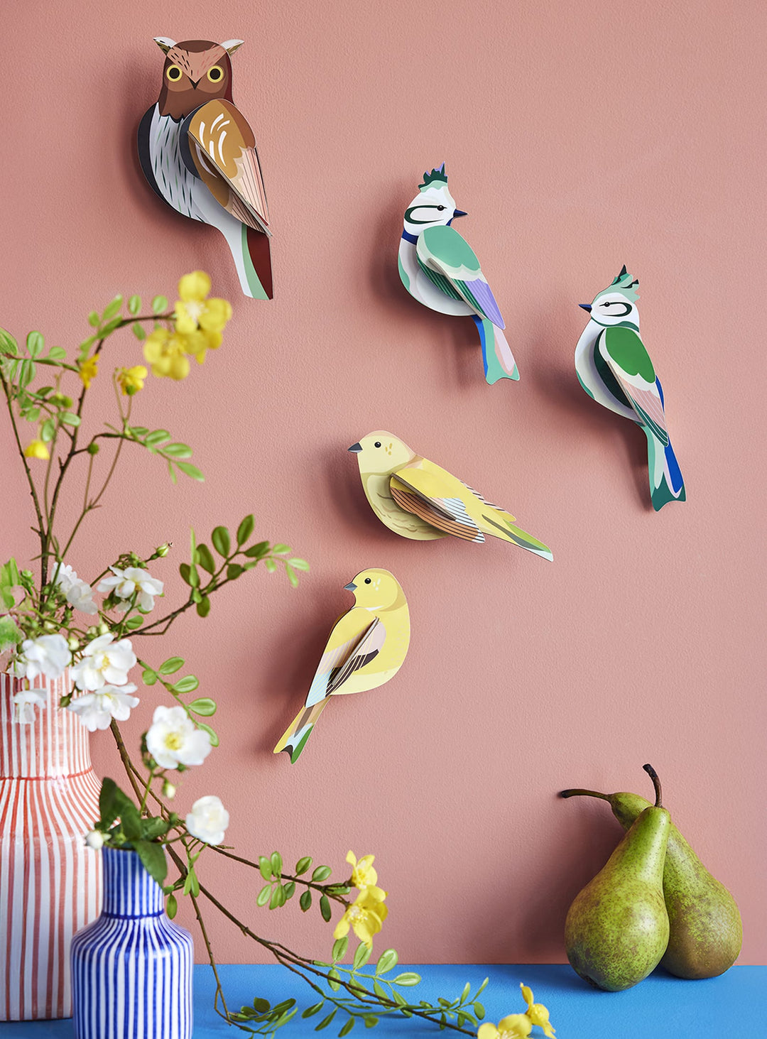 Déco 3D Studio Roof : chouette hulotte à monter soi-même, sans colle.