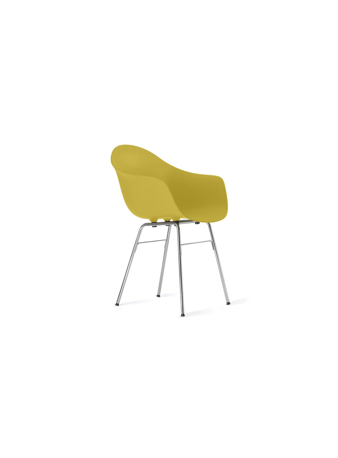 Chaise TA TOOU Design, une assise raffinée inspirée d'un design honnête et démocratique. jaune moutarde