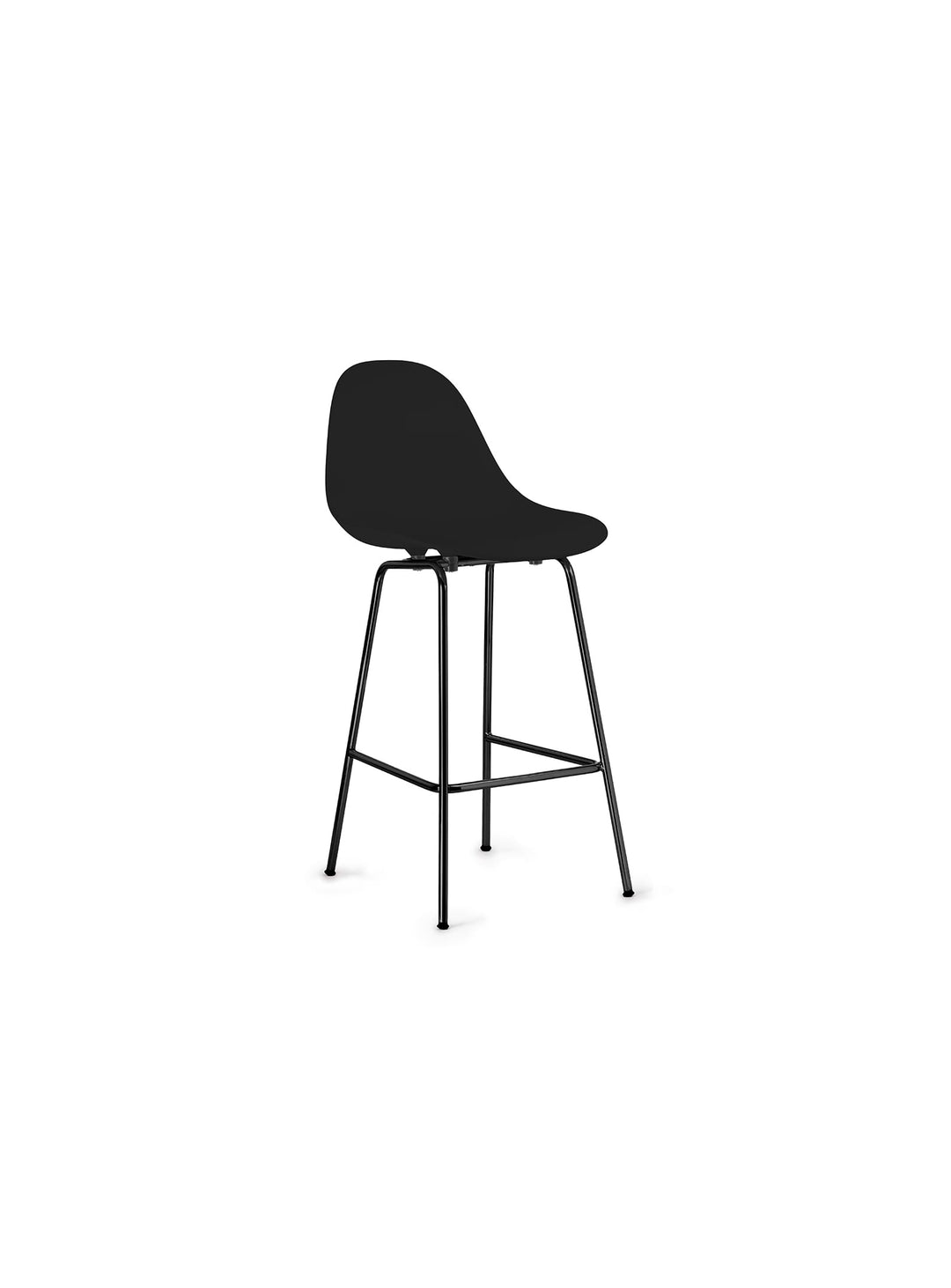 Tabouret de comptoir TA TOOU Design, une création ergonomique au style sobre et élégant. noir