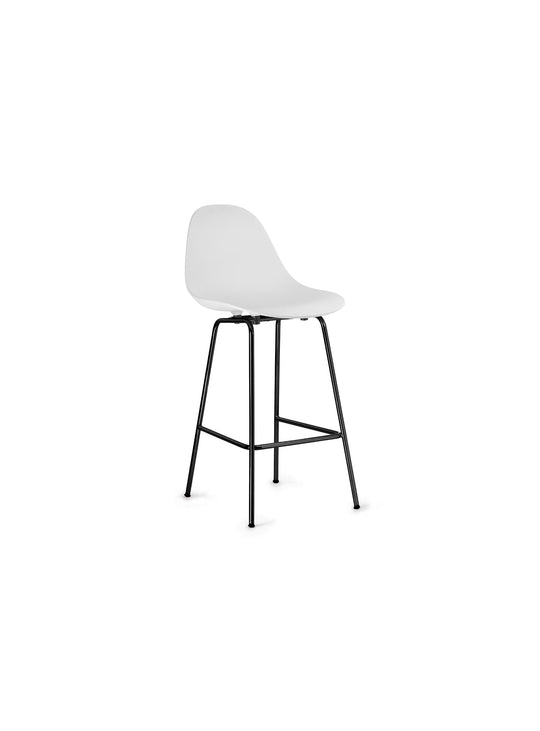 Tabouret de comptoir TA TOOU Design, une assise confortable pour les espaces modernes. blanc