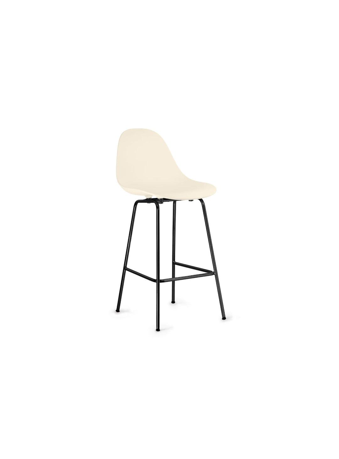 Tabouret de comptoir TA TOOU Design, un design minimaliste pensé pour le confort quotidien. creme